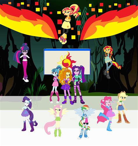 Equestria Girls Legends of Everfree poster by JanethePegasus on DeviantArt