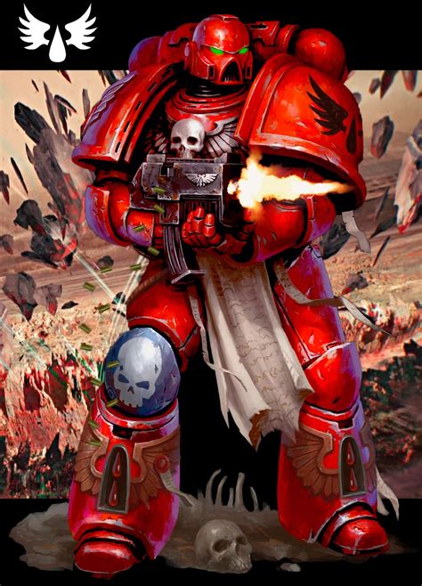 Warhammer 40k - Blood Angels Space Marine by Pyro7380 on DeviantArt