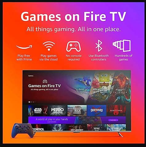 Fire TV Gaming Bundle including Fire TV Stick and Luna Controller