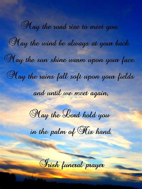 "Irish Funeral Prayer" Poster by angel1 | Redbubble