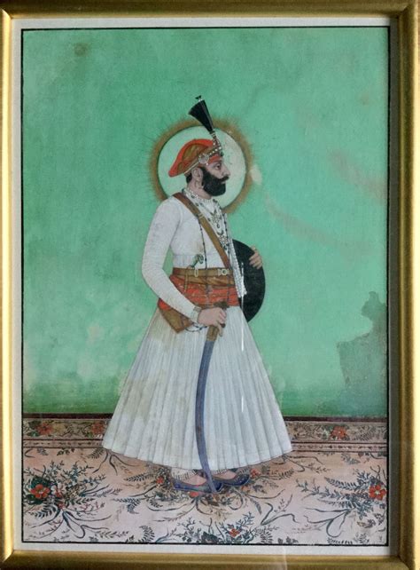 Rajasthan. Udaipur school. Portrait of Maharana Fateh Singh of Mewar. Circa 1895 | Indian ...