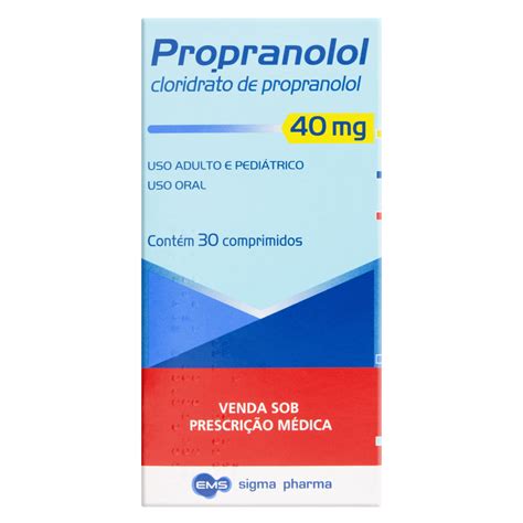 PROPRANOLOL AYERST 40mg 30 CPRS