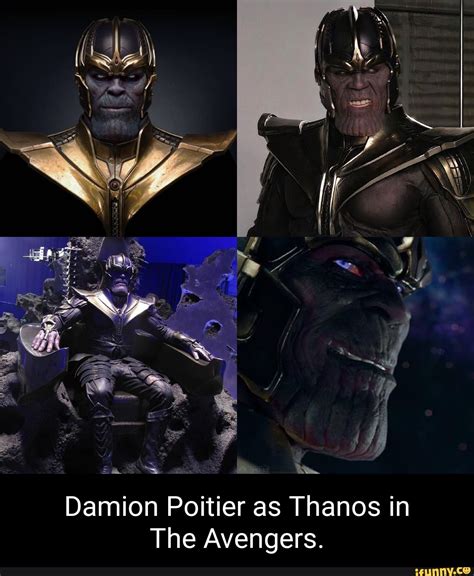 Damion Poitier as Thanos in The Avengers. - iFunny