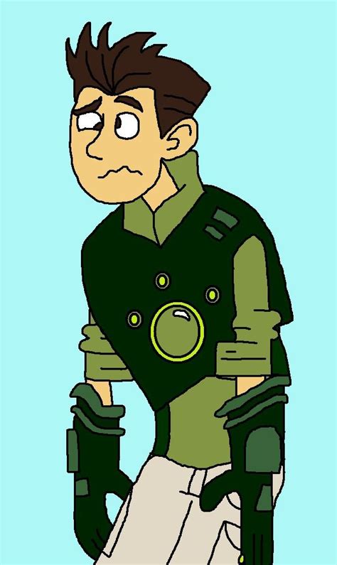 I drew this on the computer using MS Paint. It's the cartoon version of Chris Kratt from Wild ...