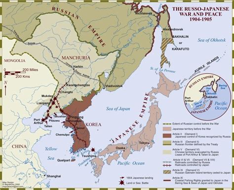 Russo Japanese War Map