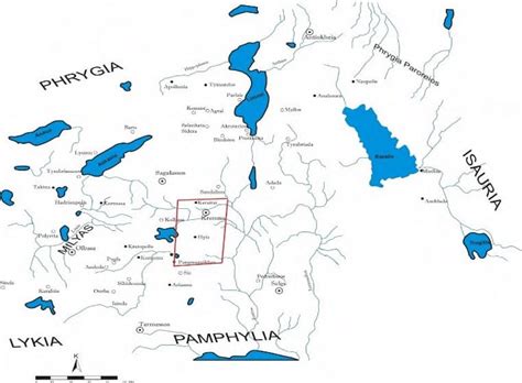 Pisidia Region Cremna was first localized by travelers in the 19th... | Download Scientific Diagram