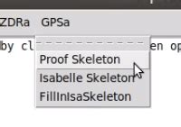 11: The GPSa button allows the user to generate the general proof ...