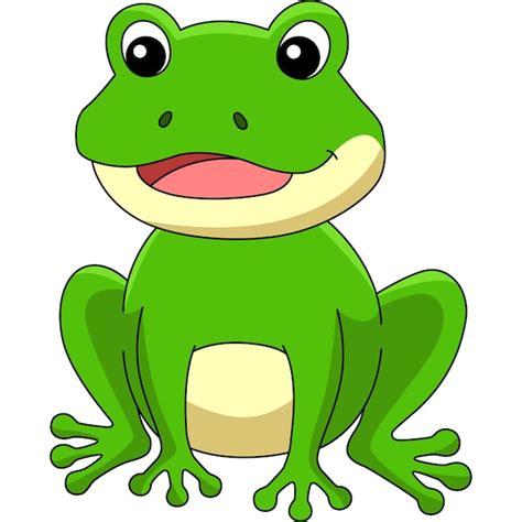 Premium Vector | Frog Cartoon Colored Clipart Illustration