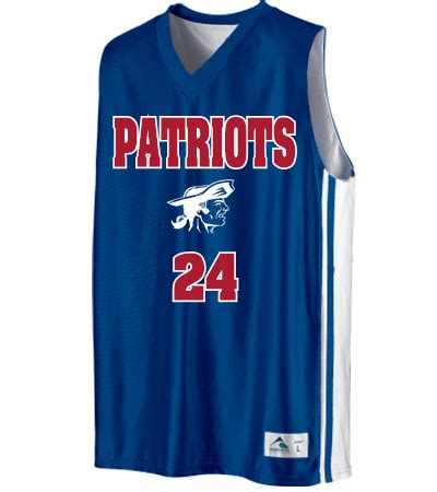 Patriot's Basketball Jersey Design - CustomPlanet.com