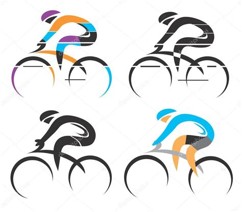 Cycling symbols — Stock Vector © chachar #57973277