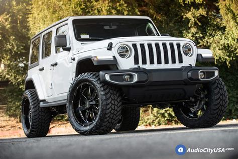 2018 Jeep Wrangler JL Unlimited 22x10" Wheels + Tires + Suspension Package Deall #PKG019