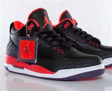 Air Jordan 3 Retro "Bright Crimson" - New Images and Release Reminder ...