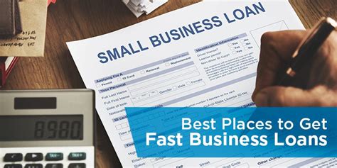 Best Places to Get Fast Business Loans in 2017