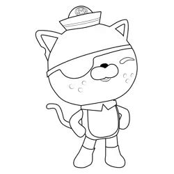 Kwazii Cat Octonauts Coloring Page for Kids - Free Octonauts Printable ...