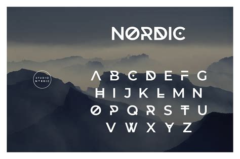 Nordic | Scandinavian Alphabet | Graphics ~ Creative Market