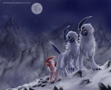 Absol Family by Eeveetachi.devian on @DeviantArt | Cute pokemon, Dark pokémon, Dark type pokemon