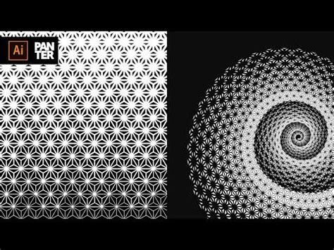 How to design halftone pattern in spiral adobe illustrator tutorial ...