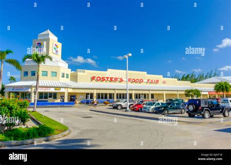 Grand Cayman, Cayman Islands, Nov 2017, Caribbean supermarket, Foster's ...