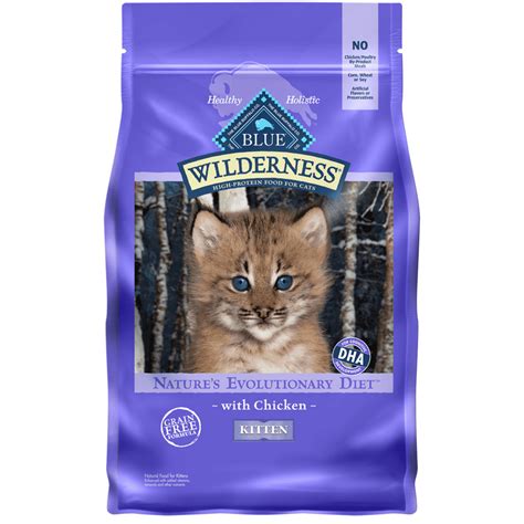 Blue Buffalo Wilderness High Protein, Natural Kitten Dry Cat Food, Chicken 4-lb - Walmart.com ...