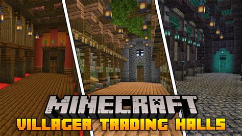 10 Minecraft Villager Trading Hall Designs