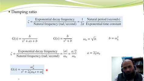 LCS 19 - Natural frequency and damping ratio - YouTube