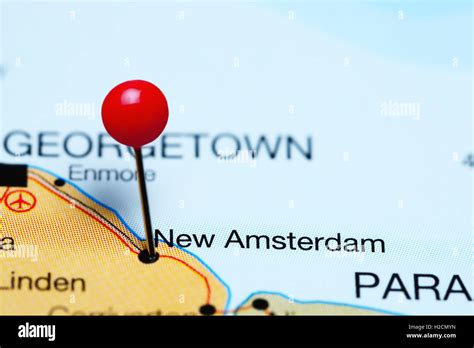 New amsterdam america map hi-res stock photography and images - Alamy