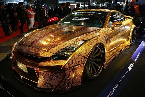 Photos: $1 million gold car unveiled in Automechanika Dubai - Arabianbusiness