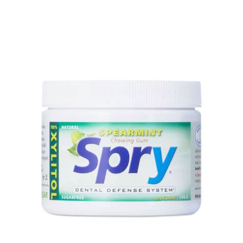 Spearmint Xylitol Gum by Spry - Thrive Market