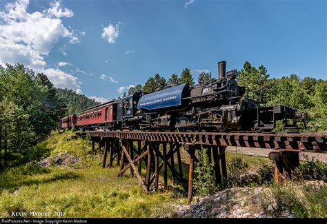 BHCR 110 Black Hills Central Railroad Steam 2-6-6-2T at Keystone, South ...