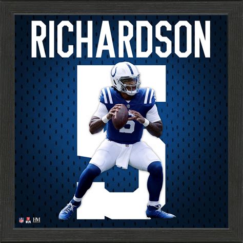 Anthony Richardson Indianapolis Colts IMPACT Jersey Frame