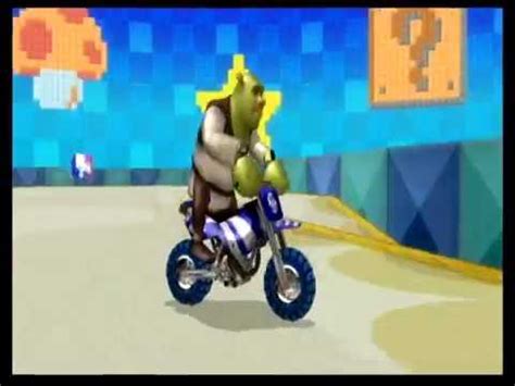 Shrek In Battle Mode - Mario Kart Wii - YouTube