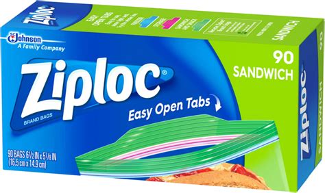 Ziploc Sandwich Bags 90 ea (Pack of 2) - Walmart.com