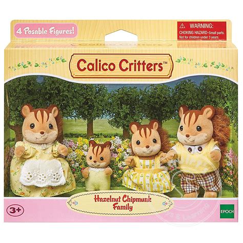 Calico Critters Chipmunk/Squirrel Family - Squirt's Toys & Learning Co