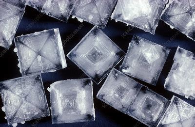 Sodium Chloride Crystals - Stock Image - C027/9633 - Science Photo Library