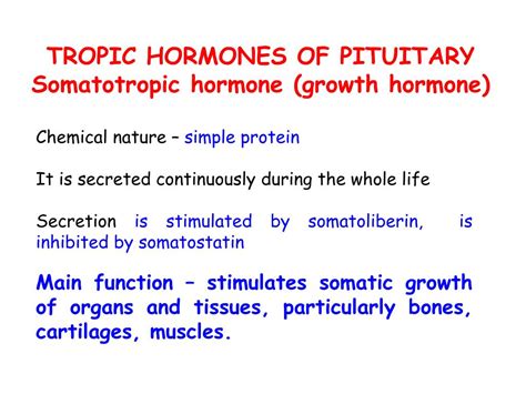 Tropic Hormones : Psychology definition of tropic hormone (trophic hormone): - pic-lard