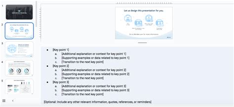 How to add speaker notes in Google Slides