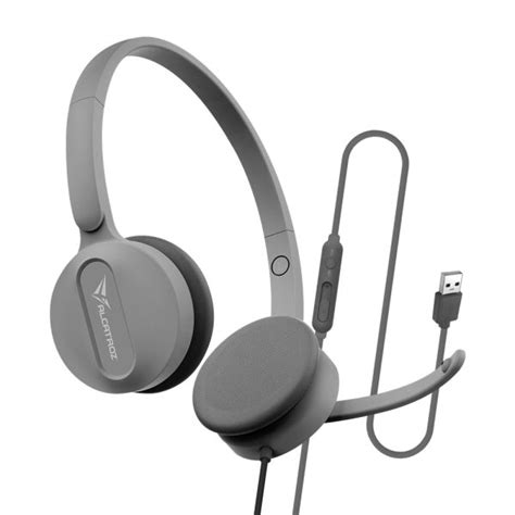 Alcatroz XP 3U USB Headset with Mic – D.Grey – Tech4u