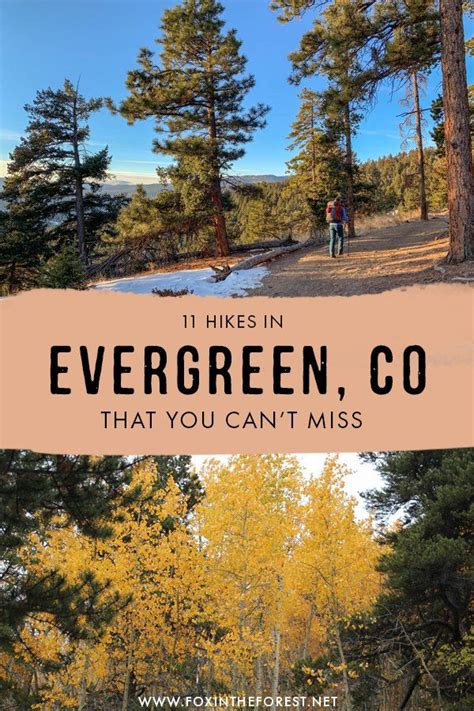 11 Amazing Hikes in Evergreen, CO You MUST Hike | Colorado travel ...