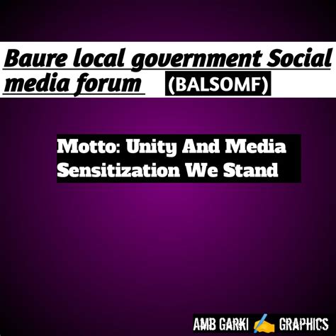 BAURE LOCAL GOVERNMENT SOCIAL MEDIA FORUM (BALSOMF)