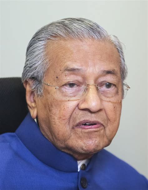 Malaysia Prime Minister Mahathir Mohamad Editorial Photo - Image of ...