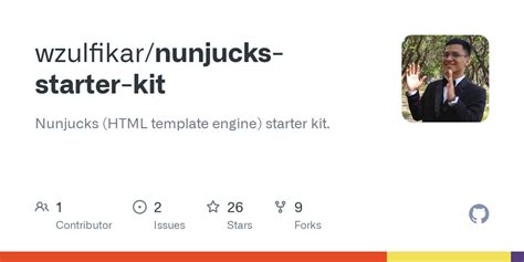 GitHub - wzulfikar/nunjucks-starter-kit: Nunjucks (HTML template engine) starter kit.