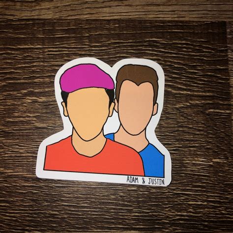 Lankybox Adam and Justin sticker | Etsy