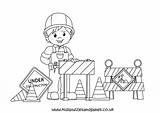 Construction Colouring Page  Kids Puzzles And Games sketch template