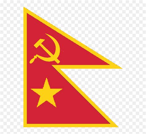 Communist Nepal Flag Redux - Jacksfilms Nepal Flag, HD Png Download - vhv