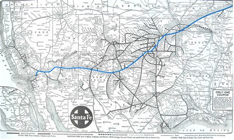 Santa Fe Railroad Route Map