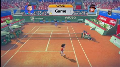 Racquet Sports (Wii) Tennis Gameplay - YouTube