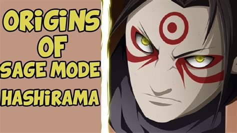 THE FORGOTTEN SAGE MODE-ORIGINS OF HASHIRAMA'S SAGE TRANSFORMATION - YouTube