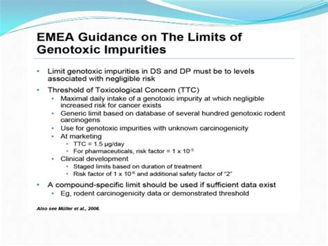 Genotoxic impurities