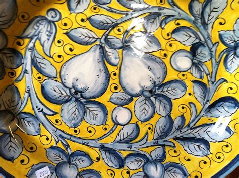 Blue Fruits | Italian pottery, Painting, Blue fruits