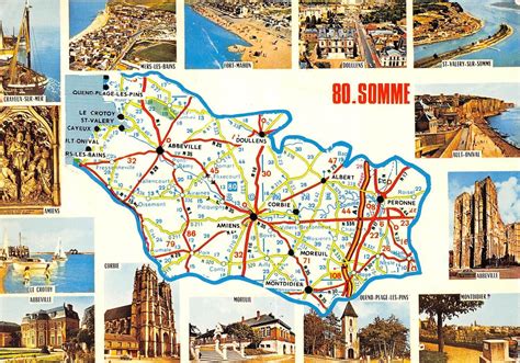 BT8593 Somme Map cartes geographiques France | Europe - France - Other ...